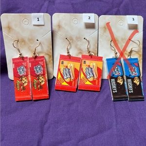 🎉2/$20 or 3/$24🎉 1 Pair Cookie Earrings, Dangle and Acrylic